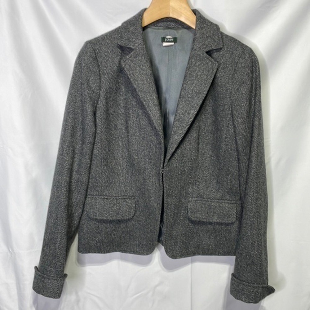 J.Crew 100% wool tweed jacket